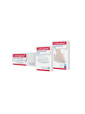 Leukoplast Wound Closure Strip White Sterile 100mm x 12mm Box/50