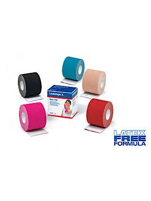 Leukotape K 7297825 Elastic Adhesive Tape for Pain Relief Pink 5 cm x 5 m Box/1 Pack/5