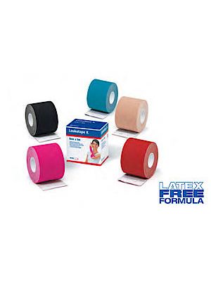 Leukotape K 7297816 Elastic Adhesive Tape for Pain Relief Red 5 cm x 5 m Box/1