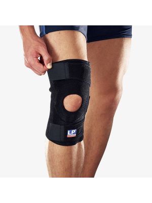 LP Open Patella Knee Support One Size Black