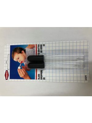 Glass Droppers Pkg/2