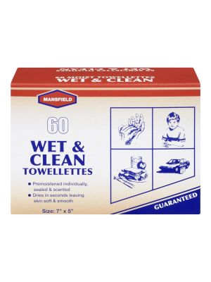 Wet & Clean Moist Towelettes Box/60