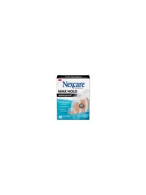 3M Nexcare Max Hold Waterproof Bandages Assorted Box/40