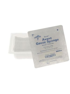 Medline Sterile Non-Woven Gauze Sponges 4-Ply 4