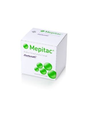 Molnlycke 298400 Mepitac Fixation Tape 4cm x 1.5M Roll Case/12