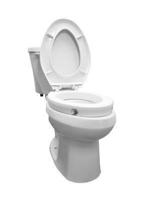 Elongated Raised Toilet Seat 2