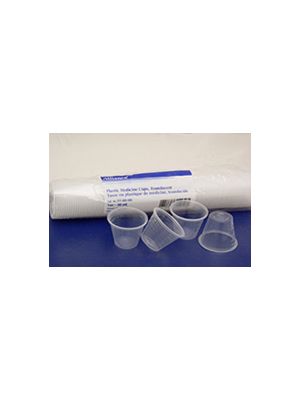 Medicine Cups Graduated Translucent Plastic 30 mL Pkg/100