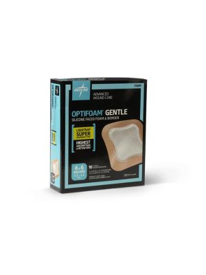 Optifoam Gentle Silicone Faced Foam & Border 15 cm x 15 cm Box/10