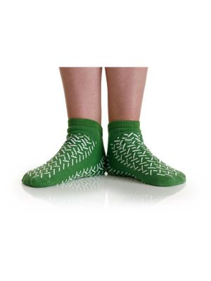 Fall Management Non-Slip Double-Tread Sock Green Medium