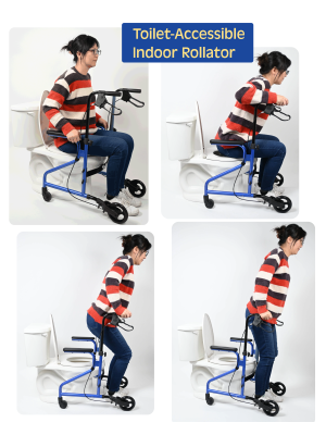 Valet Indoor Rollator Blue