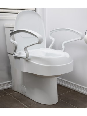 2″/4″/6″ Raised Toilet Seat with Arms