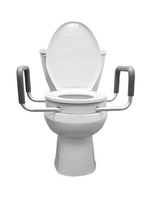 2” Raised Toilet Seat with Arms Standard