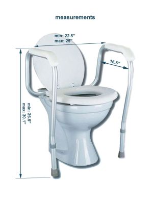 Adjustable Toilet Safety Frame
