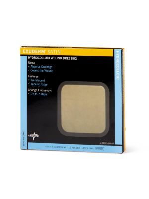 Medline Exuderm Satin Hydrocolloid Wound Dressing 4