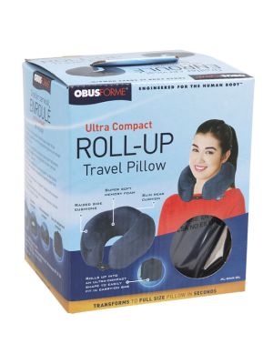Obus Ultra Compact Roll-Up Travel Neck Pillow