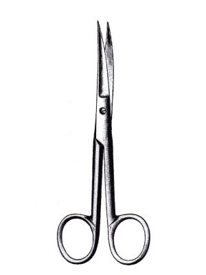 Operating Scissors Curved Sharp/Sharp 14cm 5 1/2