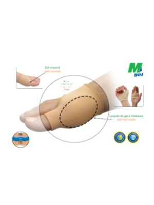 Ped-A-Ligne M Gel Thin Bunion Relief Sleeve 5mm Gel Covered Pkg/1