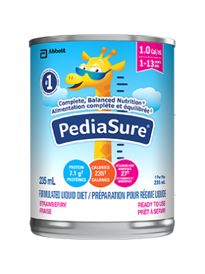 Pediasure Ready-to-Use Liquid Strawberry Cans 235 mL Case/12