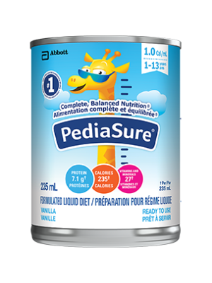 Pediasure Ready-to-Use Liquid Vanilla Cans 235 mL Case/12