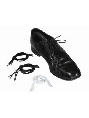Black Elastic Shoe Laces 24
