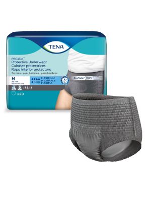 Tena ProSkin Underwear for Men with Maximum Absorbency Medium Case/80