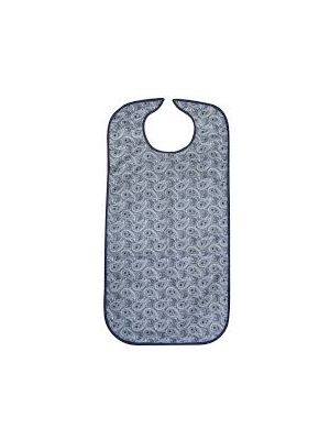 Mealtime Protector Blue Paisley