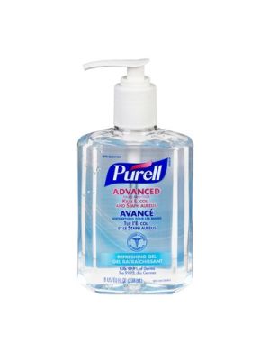 Purell Advanced Hand Sanitizer Refreshing Gel with Pump 236 mL Case/12