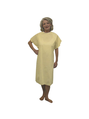 Convalescent Comfort Gown Yellow