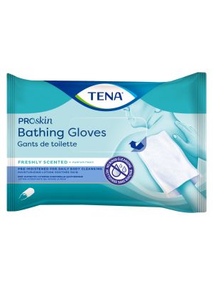 Tena 54366 ProSkin Bathing Glove Freshly Scented Pkg/5