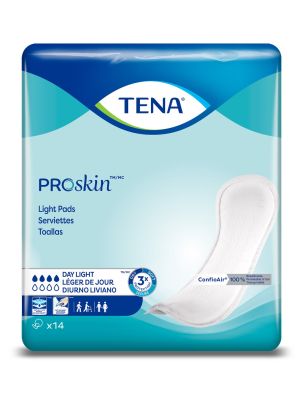 Tena 62326 ProSkin Day Light Pad White Pkg/14