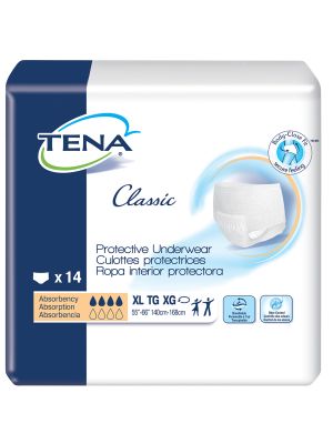 Tena 72516 Classic Protective Underwear X-Large Case/56