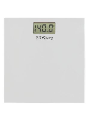 Ultra Slim Electronic Glass Scale White