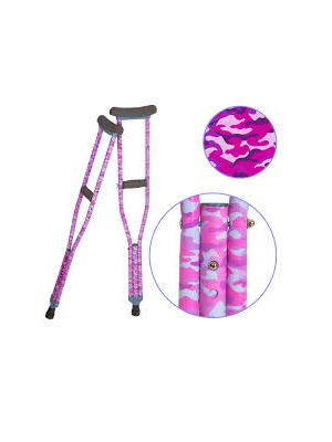 My Crutches Pink Camouflage