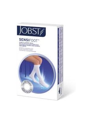 Jobst Sensifoot Diabetic Support Socks Knee High Closed Toe 8-15 mmHg