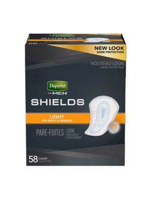 Depend Shields for Men Pkg/58