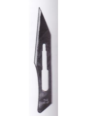 Scalpel Blades Sterile Stainless Steel Size 25 Pkg/12