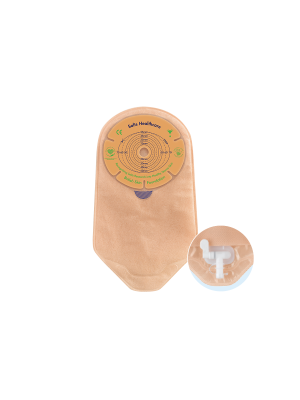 Salts NUA13 Confidence Natural ADVANCE 1-Piece urostomy pouch with Flexifit and Aloe Cut to fit 13-70mm Box/10