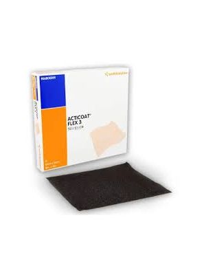 Acticoat Flex 3 Antimicrobial Barrier Dressing 10 cm x 10 cm Box/12