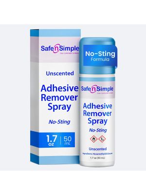 Safe n Simple Adhesive Remover Spray without Alcohol 1.7 oz. (50 mL)
