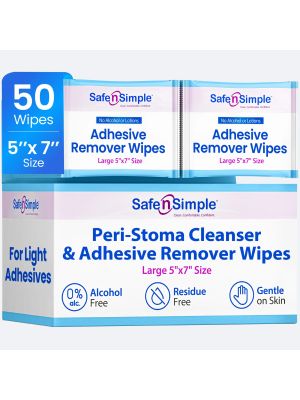 Safe n Simple Peri-Stoma Cleanser & Adhesive Remover Individually Wrapped 5