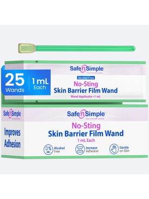 Safe n Simple No-Sting Skin Barrier Film Wand Box/25