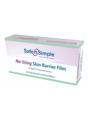 Safe n Simple No-Sting Skin Barrier Wipes 2