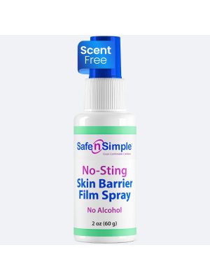 Safe n Simple No-Sting Skin Barrier Spray 2 oz Bottle