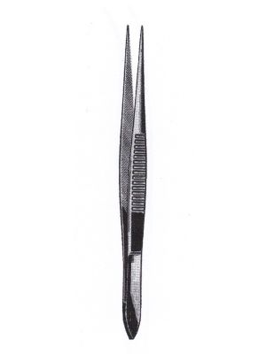 Splinter Forceps Straight Serrated 11.5cm 4 1/2