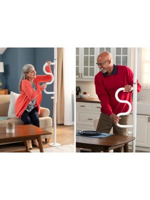 Security Pole & Curve Grab Bar Graphite