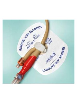 Bard FOL0102 Foley Stabilization Device Statlock Tricot Anchor Pad for Latex and Silicone Catheters Adult Case/25