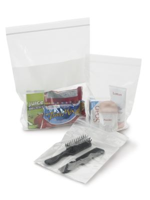 Clear Bag with Zip Closure 2