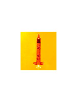 BD 305210 Oral Syringe 3 mL with Tip Cap Amber Case/500