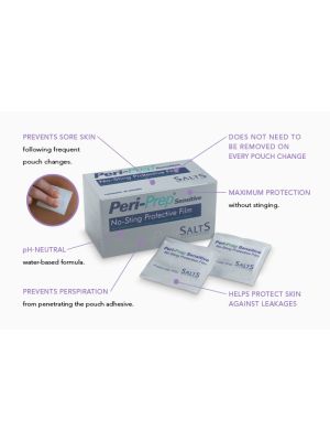 Salts PPS2 Peri-Prep Sensitive No-Sting Protective Film Foam Applicator Box/5