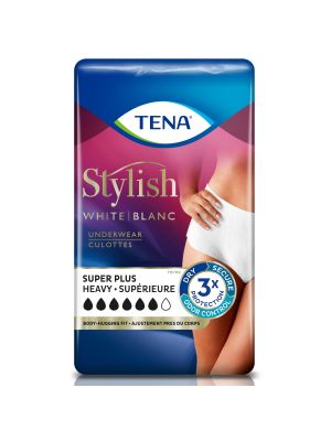 Tena 54286 Super Plus Heavy Underwear for Women Large Pkg/16